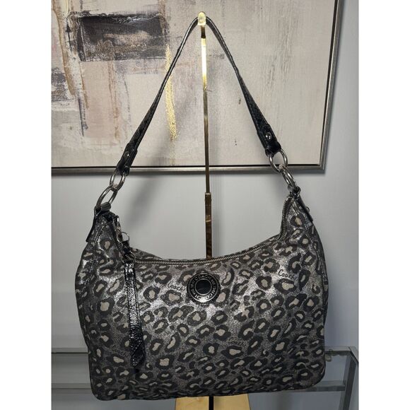 Vintage Coach Leopard Print Shoulder Bag - Picture 1 of 5